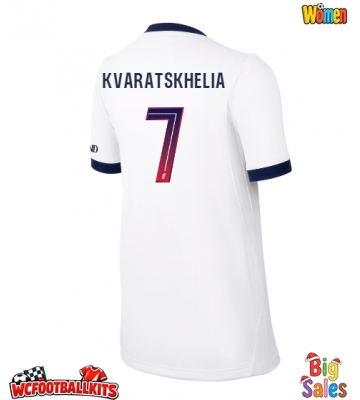 Paris Saint-Germain Khvicha Kvaratskhelia #7 Replica Away Stadium Shirt for Women 2026-27 Short Sleeve